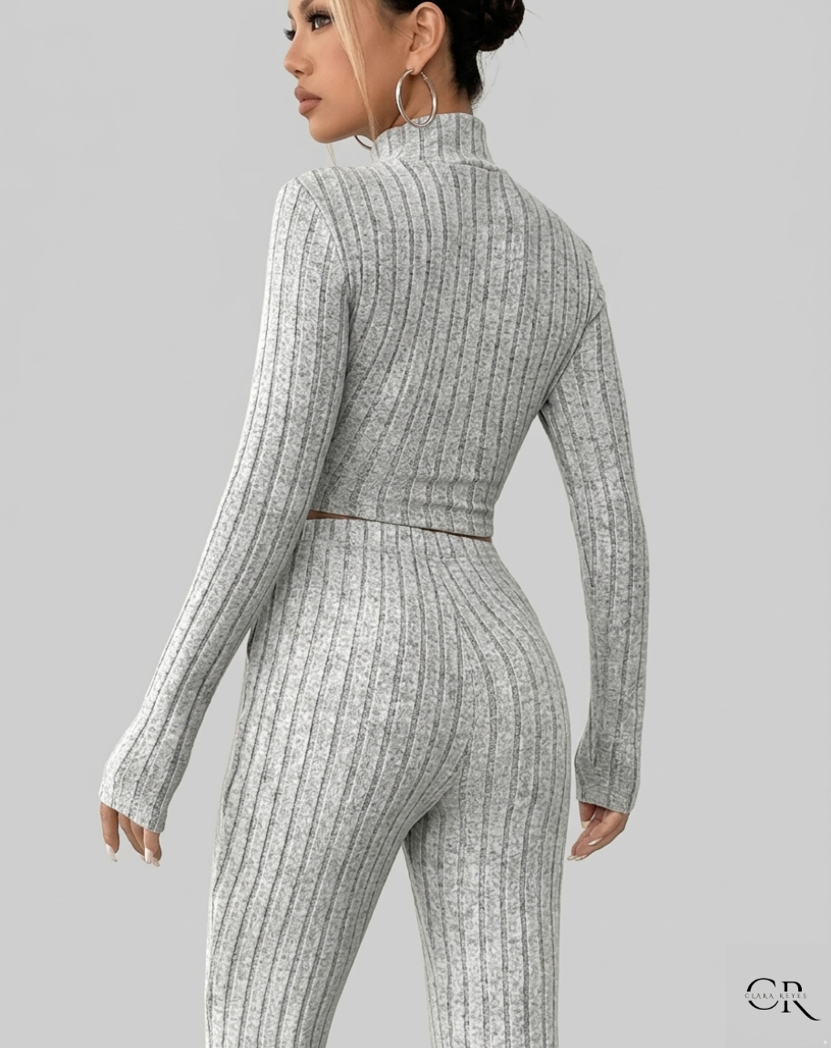 Conjunto de Punto Acanalado