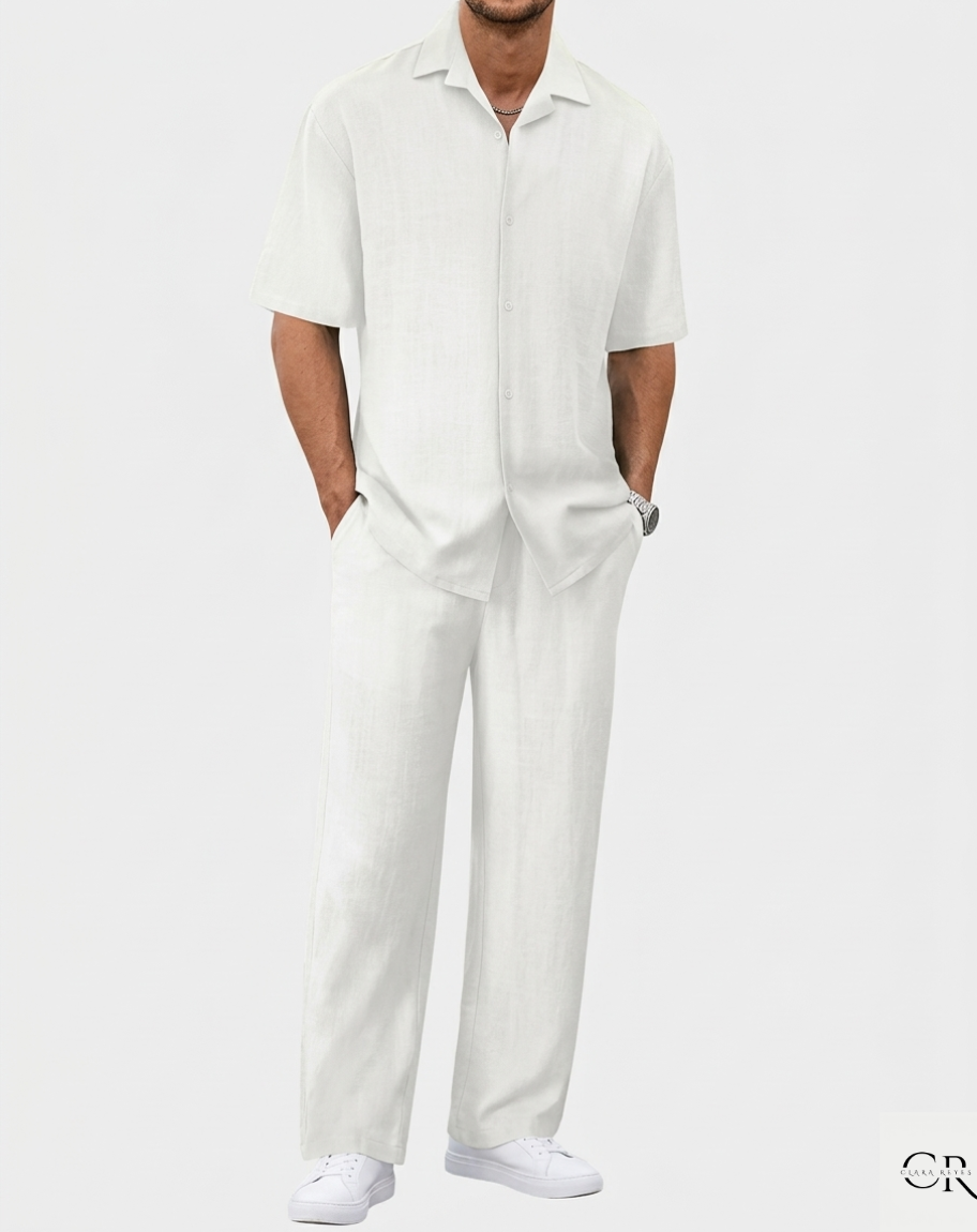 Conjunto Hombre efecto Lino