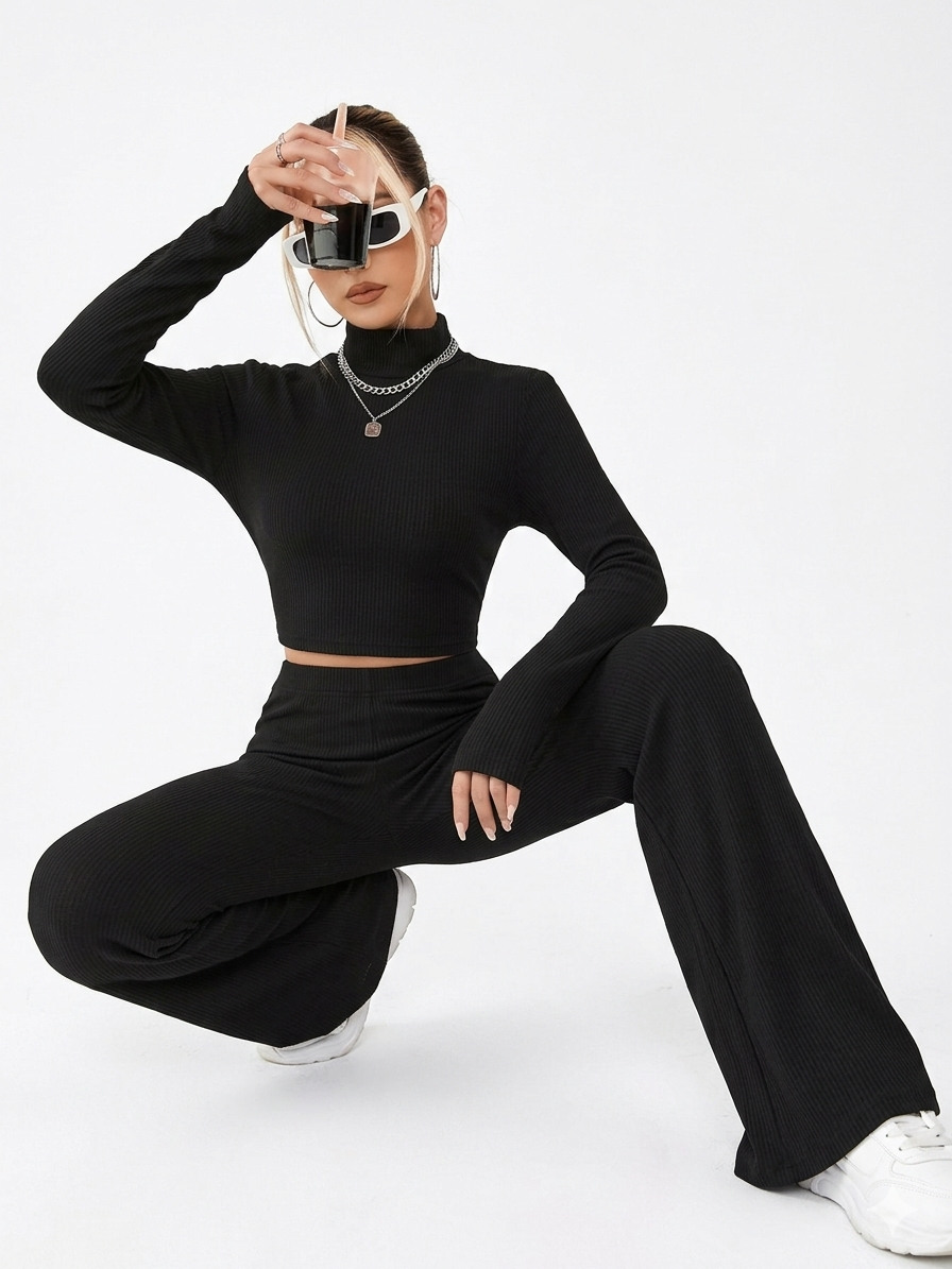 Conjunto de Punto Acanalado