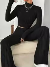 Conjunto de Punto Acanalado